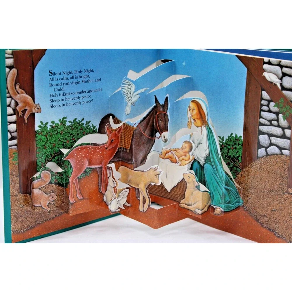 1992‎ Christmas Pop-up Books Lot of 5 Hard Cover Treasury Collection Vintage